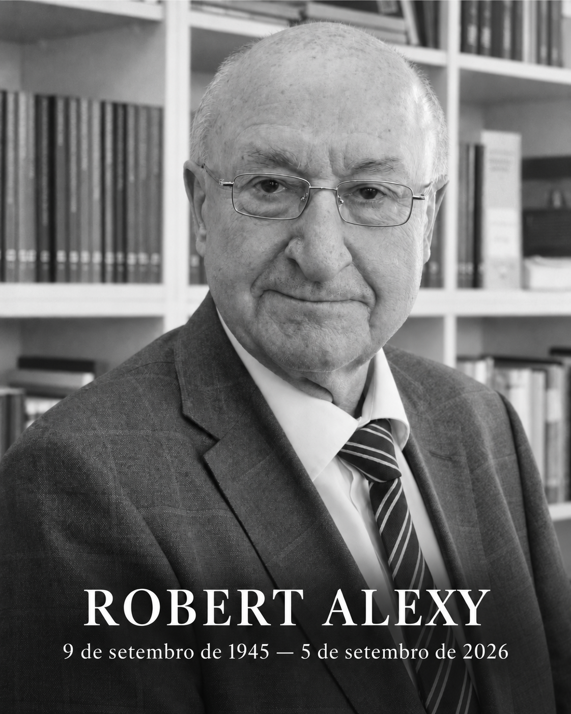 Homenagem ao jurista alemão Robert Alexy, 1945–2026